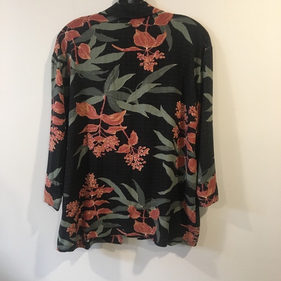 O’NEILL 3/4 SLEEVE Multicolor Blazer Jacket Size S - Picture 3 of 12